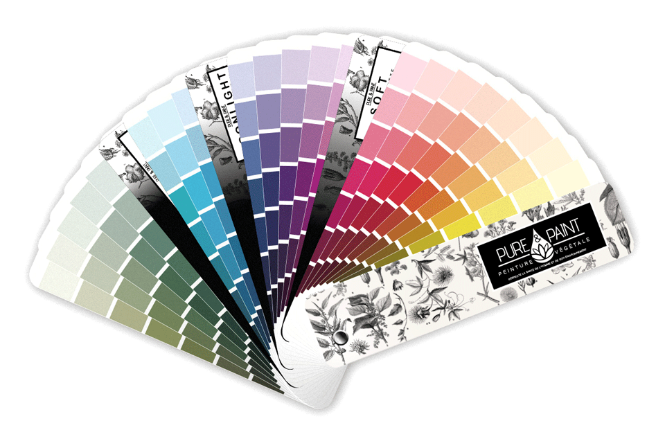 nuancier PURE&PAINT pour Naturelles Substances PURE&PAINT nuancier
